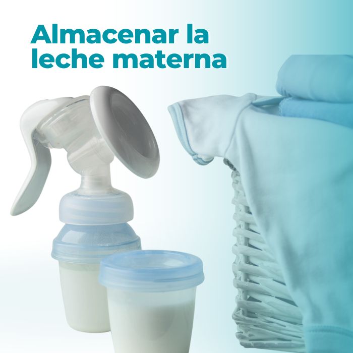 ¿Cómo se almacena la leche materna?